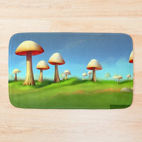 Item preview, Mushroom Forest Cel-shaded, Ai Generated Art  designed and sold by ACC .
