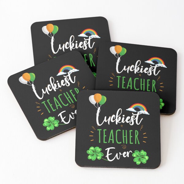 Item preview, Luckiest Teacher Ever St Patrick's Day Shamrock Teacher designed and sold by CHday.