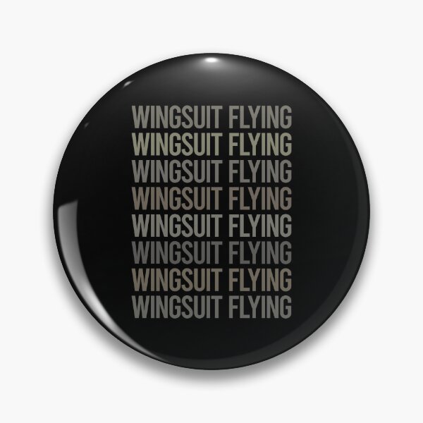 Item preview, Gray Text Art Wingsuit Flying Wingsuiting designed and sold by TarynBrown3126.