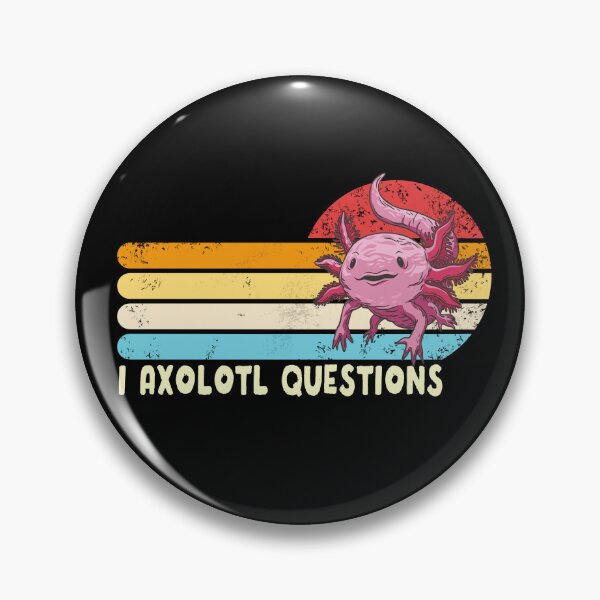 Item preview, I Axolotl Questions Retro I Ask A Lot Of Questions Axolotl Gear designed and sold by DynamicDesign.