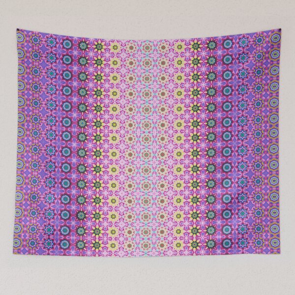 Item preview, Tapestry Style Embroidery Coloured Pencilwork Textured Art Abstract designed and sold by ArticLotusShop.