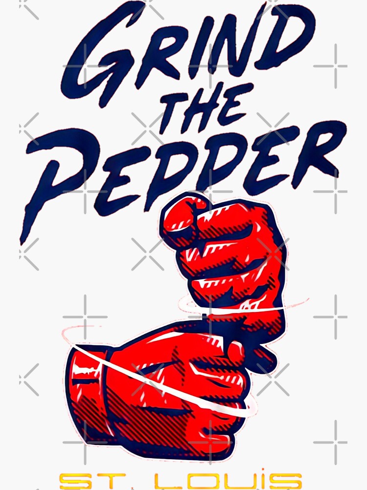 Grind the pepper St Louis  Sticker for Sale by Jeff Brandon