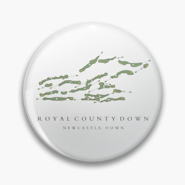 Item preview, Royal County Down Golf Course Graphic Map designed and sold by Reign-Man.