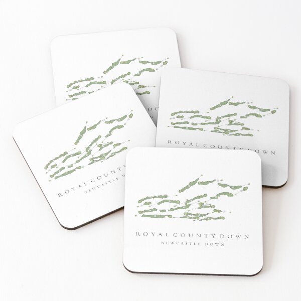 Item preview, Royal County Down Golf Course Graphic Map designed and sold by Reign-Man.