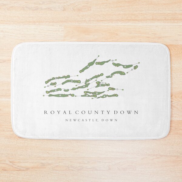 Item preview, Royal County Down Golf Course Graphic Map designed and sold by Reign-Man.