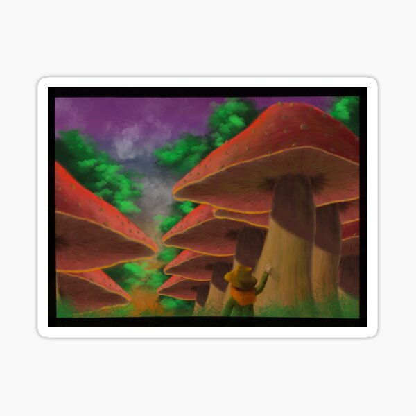 Mushroom Valley Sticker