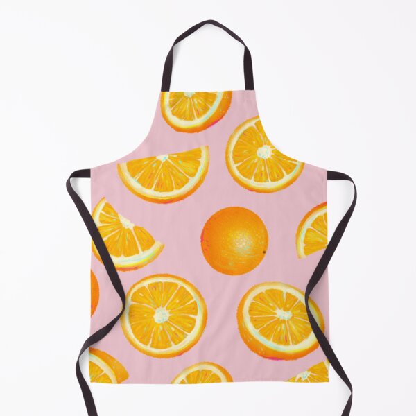Item preview, Zesty Summer Orange Citrus Slices Pattern in Pink designed and sold by ECMazurDesign.