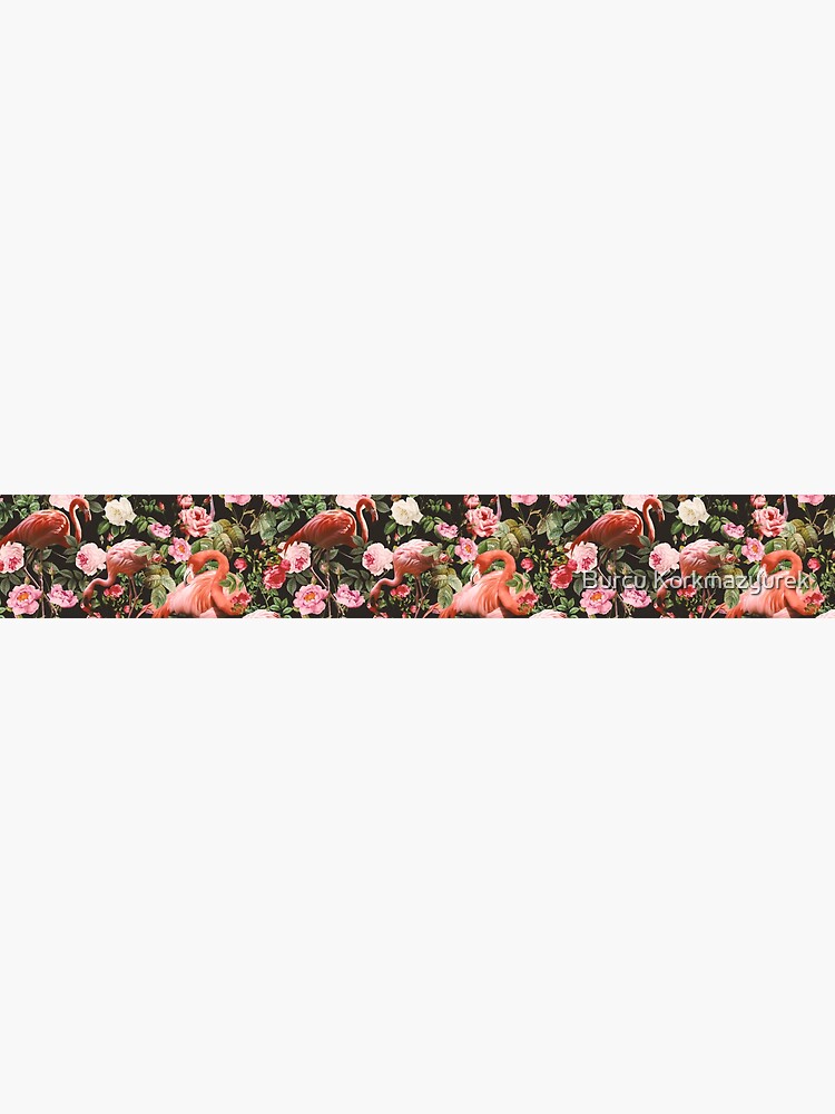 Floral and Flamingo Pattern by burcukyurek