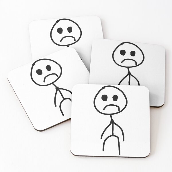 Item preview, Stickman sad design designed and sold by StickyMann.