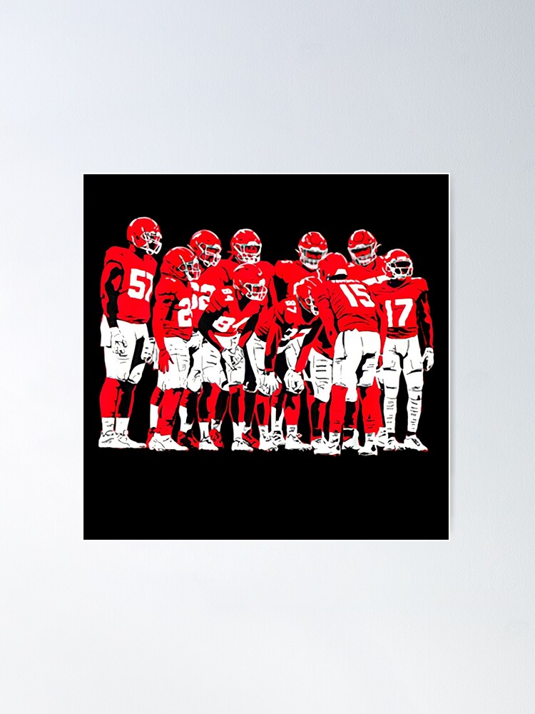 Chris Jones Away Jersey Poster for Sale by designsheaven