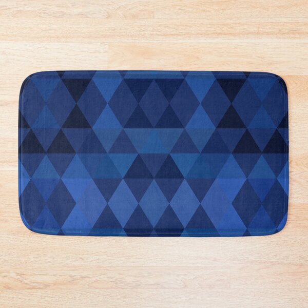 Item preview, Simple Modern Triangle Seamless Geometric Pattern, Dark Blue designed and sold by MyArt23.