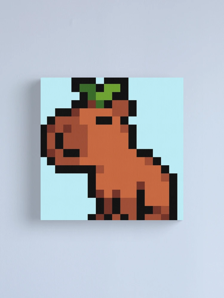 I made a little animated Avatar of my capybara for - Super Happy Pixel  Dungeon