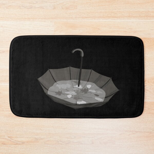 Item preview, An inverted umbrella full of water and autumn leaves designed and sold by Art-of-Rory.