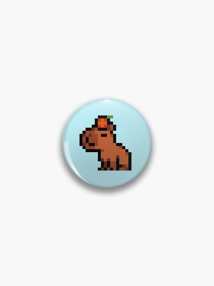 Smol Pixel Capybara Sticker for Sale by TofuPixel