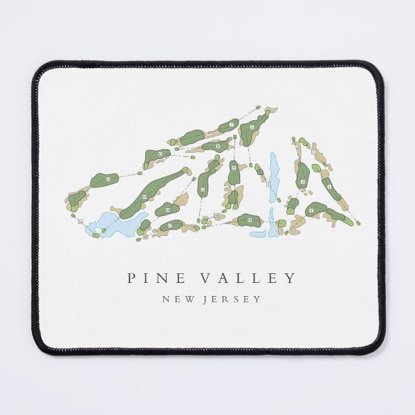 Item preview, Pine Valley Golf Course Graphic Map designed and sold by Reign-Man.