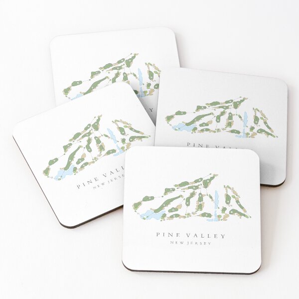 Item preview, Pine Valley Golf Course Graphic Map designed and sold by Reign-Man.