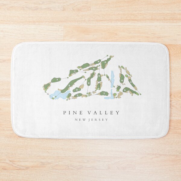 Item preview, Pine Valley Golf Course Graphic Map designed and sold by Reign-Man.