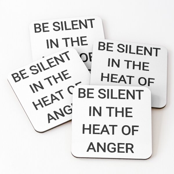 Item preview, Be silent in the heat of anger designed and sold by Itaxi.