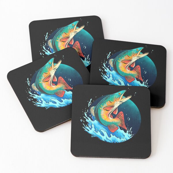 Item preview, Great Fish Jumping Out Of Water Fishing Boating Love Fishing Gift For Fish Lovers designed and sold by Countrysmart.