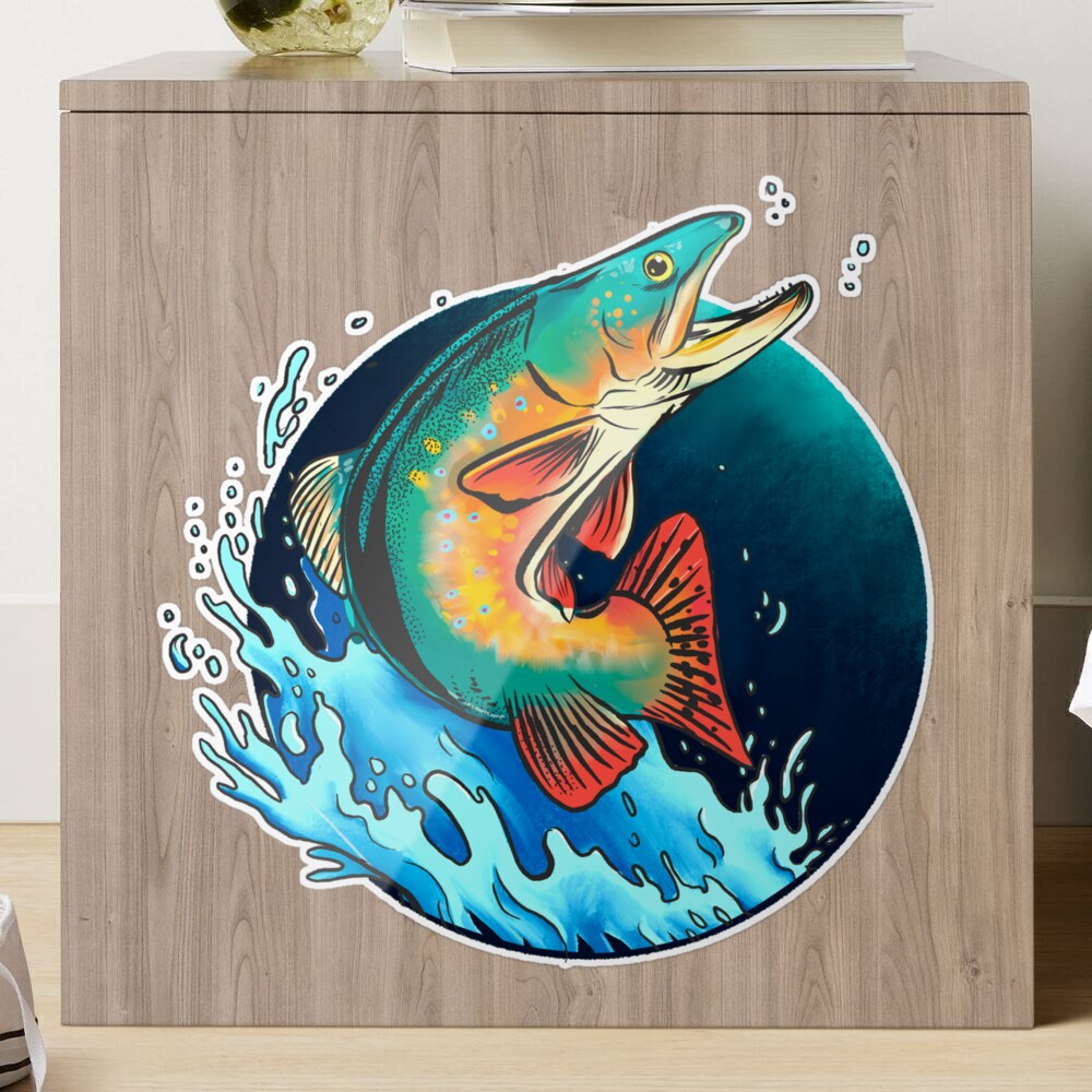 Great Fish Jumping Out Of Water Fishing Boating Love Fishing Gift