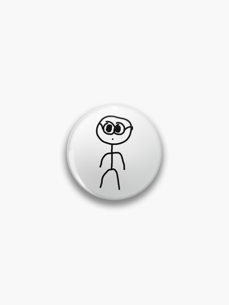 Stickman shocked funny Sticker for Sale by StickyMann