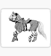 Battle Horse Sticker
