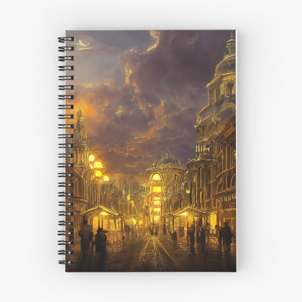 Item preview, Nebula Aureum - Main Road designed and sold by DreamArtVisuals.