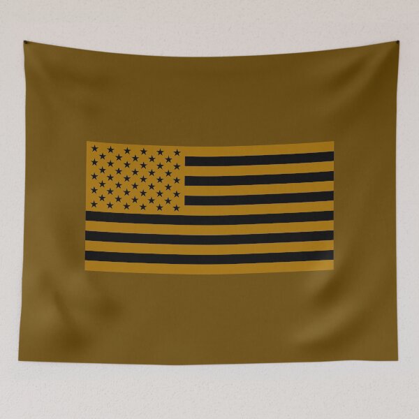 Item preview, American Flag In Black And Desert Tan designed and sold by EverLife.