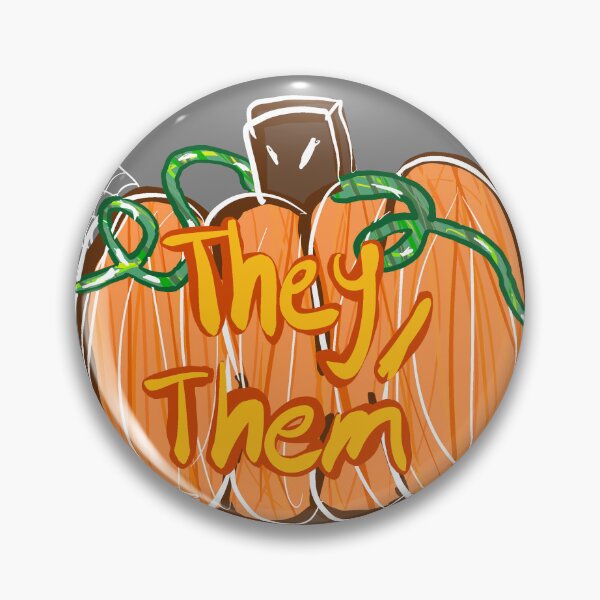 Item preview, Calabaza de Halloween ellos / ellos designed and sold by Ech0mun.