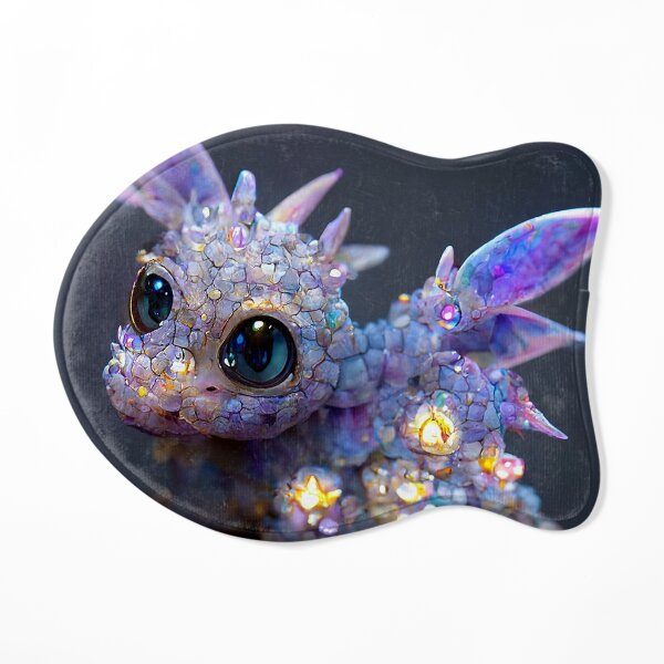 Dragon de Cristal Alfombrilla para comedero para gatos