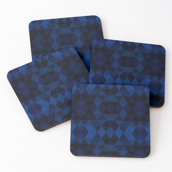 Item preview, Simple Modern Triangle Seamless Geometric Pattern, Dark Blue designed and sold by MyArt23.