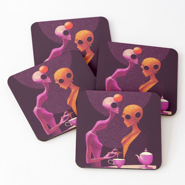 Item preview, ALIENS DRINKING TEA  designed and sold by davidjulie.