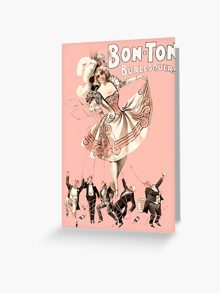 Digital Download Printable Art Burlesque Dancers Can-can Showgirls