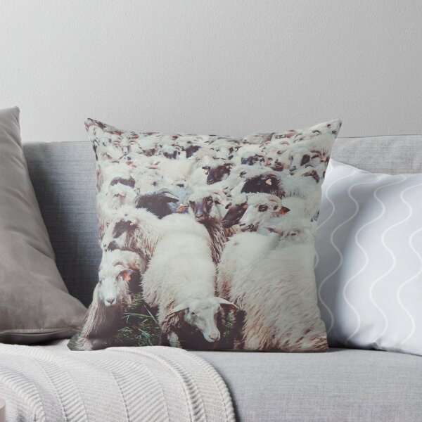 Item preview, Flock of Fluffy White and Black sheep designed and sold by Andulka.