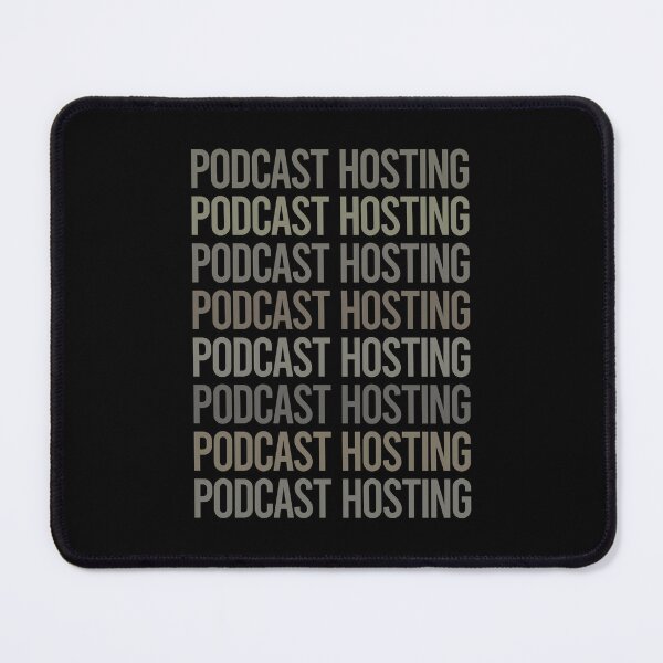 Item preview, Gray Text Art Podcast Hosting designed and sold by TarynBrown3126.