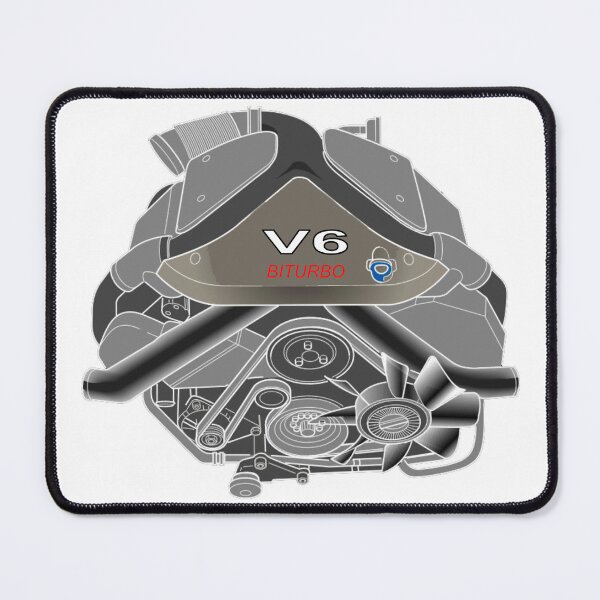 Item preview, V6 biturbo engine designed and sold by BadKraut.