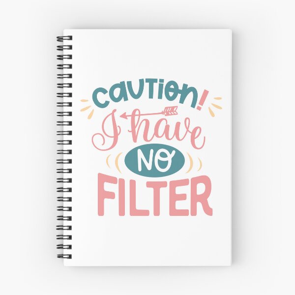 Item preview, Caution I have no filter Classic Sarcasm designed and sold by mann-doodles.