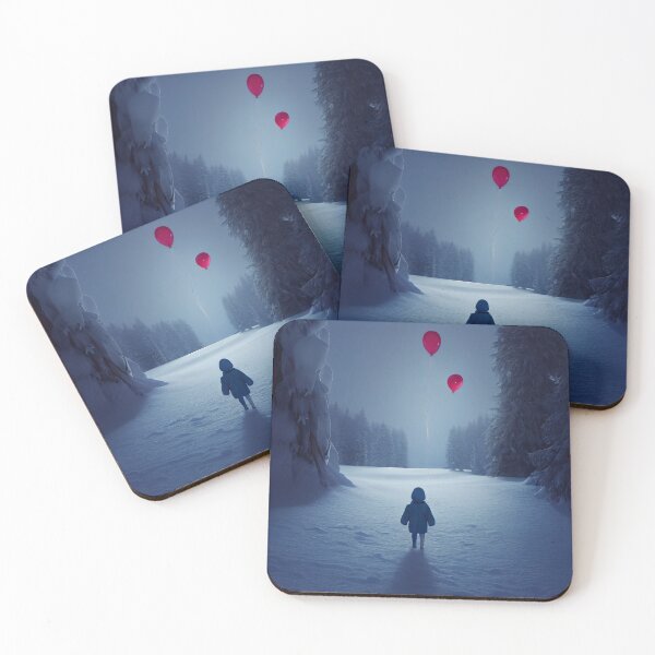Item preview, Child in forrest with balloon designed and sold by ARTIMITY.
