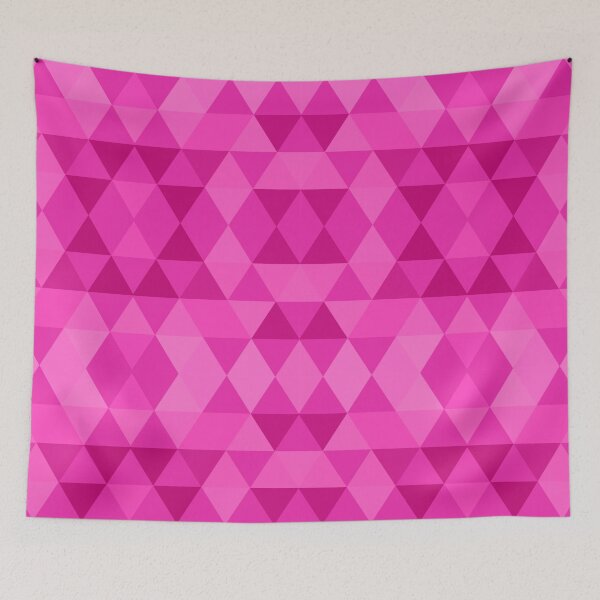 Item preview, Simple Modern Triangle Seamless Geometric Pattern, Pink designed and sold by MyArt23.