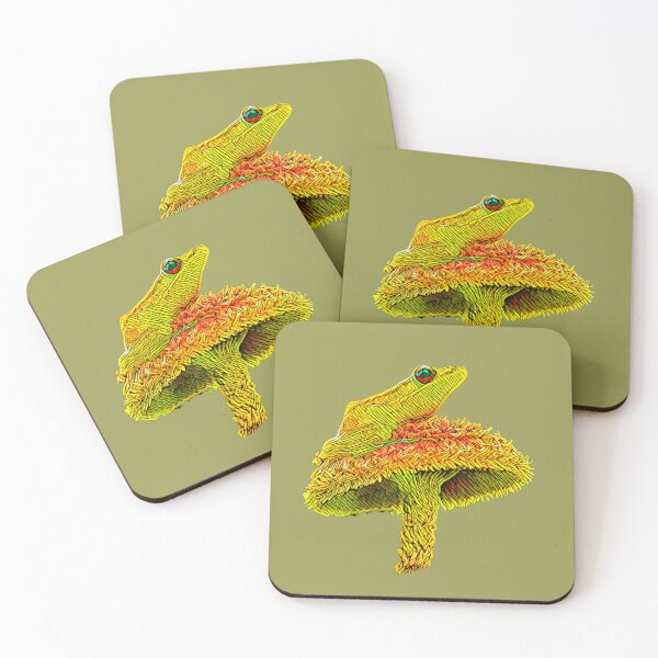 Item preview, Cute Froggy on a Mushroom designed and sold by Kid-Genius.