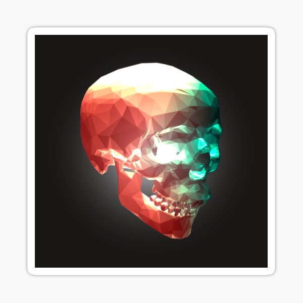 Crystal Skull Sticker