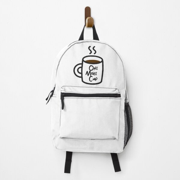 Item preview, Cool White Coffee Mug Drawing with Coffee Inside and One More Cup Quote designed and sold by RiciPaneto.