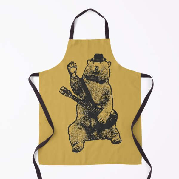 Item preview, Bear wielding ukulele designed and sold by autoboxdesign.