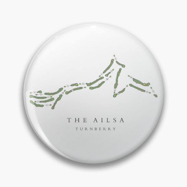 Item preview, The Ailsa Turnberry Golf Course Graphic Map designed and sold by Reign-Man.