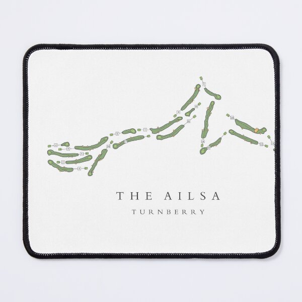 Item preview, The Ailsa Turnberry Golf Course Graphic Map designed and sold by Reign-Man.