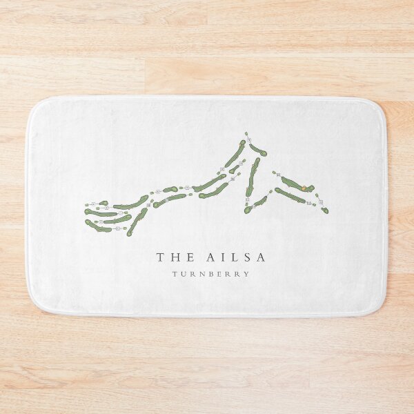 Item preview, The Ailsa Turnberry Golf Course Graphic Map designed and sold by Reign-Man.