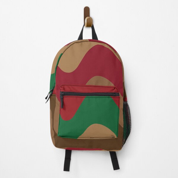 Item preview, Retro groovy Christmas waves red, green and brown. designed and sold by Yasminepatterns .