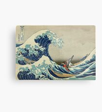 The Wave Metal Print