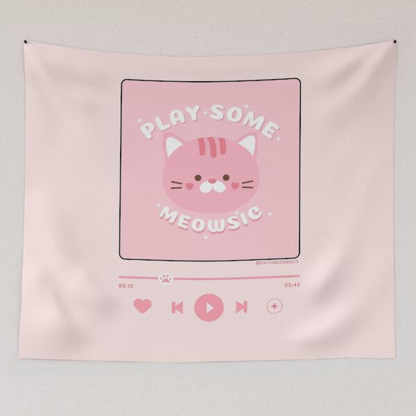 Item preview, Cute - Play Some Meowsic designed and sold by steinbeck91.
