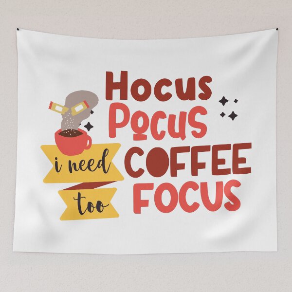 Item preview, Hocus Pocus I Need Coffee To Focus designed and sold by risingrocket.